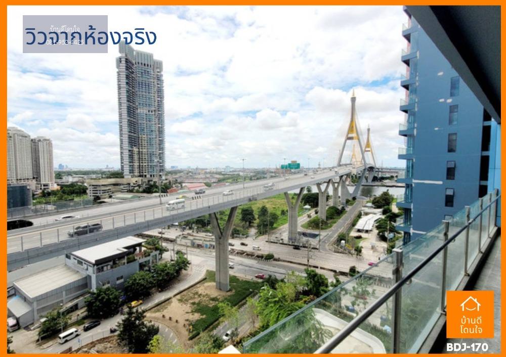 ขายดาวน์ ด่วน!! sapphire Luxurious Condominium Rama III วิวแม่น้ำ ชั้นสูง (52.8 ตร.ม.) ห้องรอโอนมือหนึ่ง ขายขาดทุน