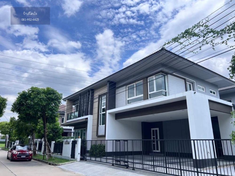 (For Rent) บ้านลัดดารมย์ บางนา กม.7  บ้านใหญ่ แต่งหรู เฟอร์นิเจอร์ใหม่ทั้งหลัง ติดแอร์ครบทุกห้อง