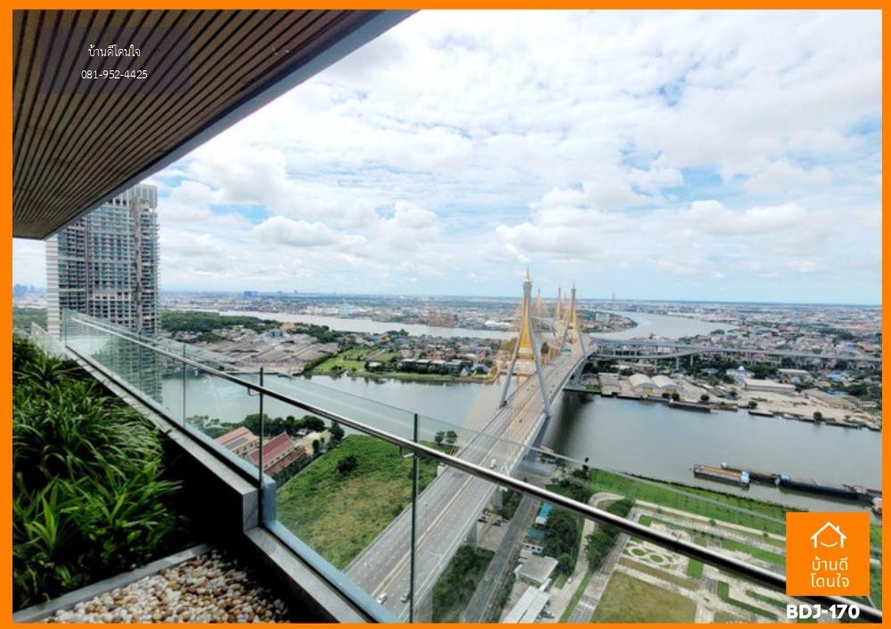 ขายดาวน์ ด่วน!! sapphire Luxurious Condominium Rama III วิวแม่น้ำ ชั้นสูง (52.8 ตร.ม.) ห้องรอโอนมือหนึ่ง ขายขาดทุน